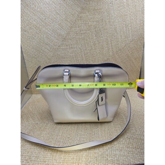 Coach 1941‎ Genuine Leather DAKOTAH Satchel Beechwood Shoulder Handbag Crossbody - Picture 10 of 16